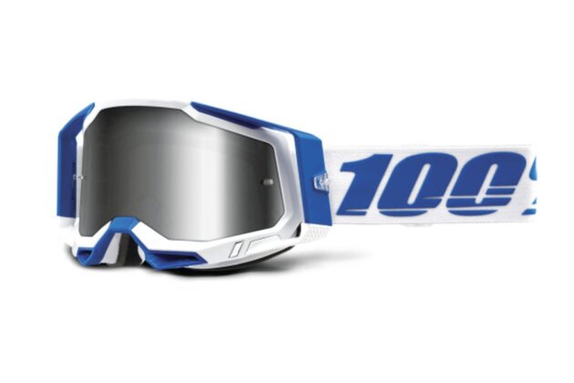 Brýle 100% Racecraft 2 Isola/Flash Silver Lens