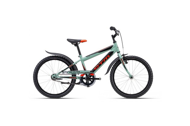 CTM Scooby 1.0 Matt Green/Neon Red