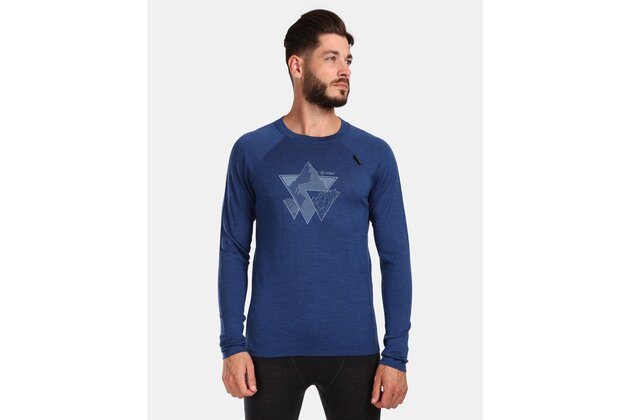 Termoprádlo z Merino vlny KILPI Mavora Top Dark Blue
