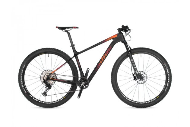 AUTHOR Sector 29 Carbon-Matte/Red/Orange/Black
