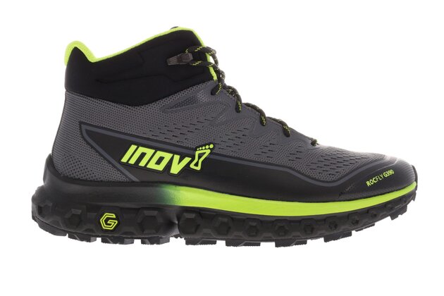 Turistické boty INOV-8 Rocfly G 390 M (S) Grey/Black/Yellow