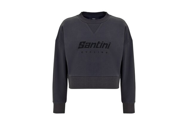 Krátká dámská mikina SANTINI Brand Grey