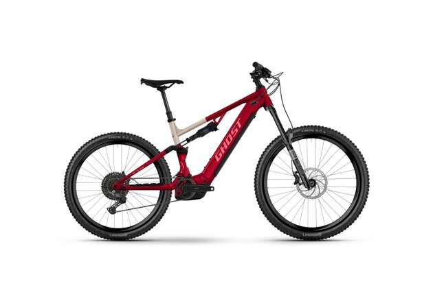 GHOST E-ASX Essential Rebel Red/Pebble Glossy