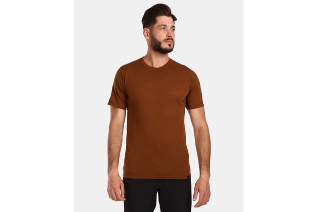 Triko z Merino vlny KILPI Sloper Brown