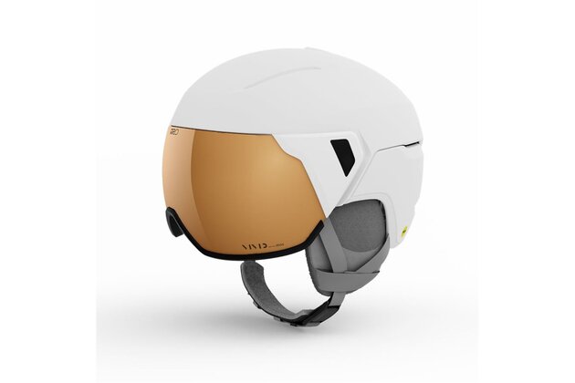 Přilba GIRO Aria Spherical Mat White/Vivid Copper
