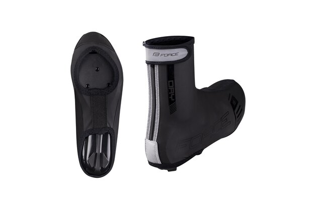 Návleky na tretry FORCE Pu Dry Road Black