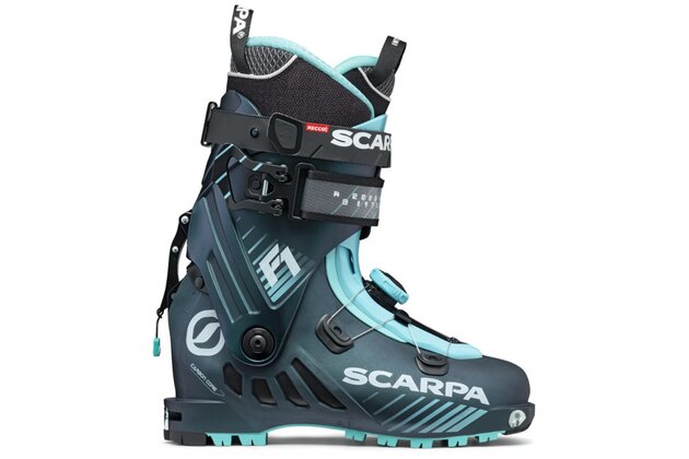 Dámské skialpové boty SCARPA F1 3.0 Anthracite/Aqua