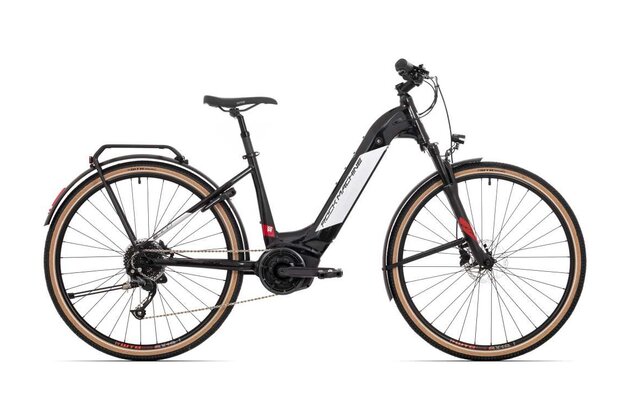 ROCK MACHINE Crossride INT e400 B Touring Gloss Black/White/Red
