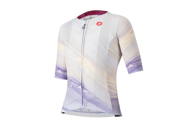 Dámský dres CASTELLI Aero Pro 8S W White/Purple
