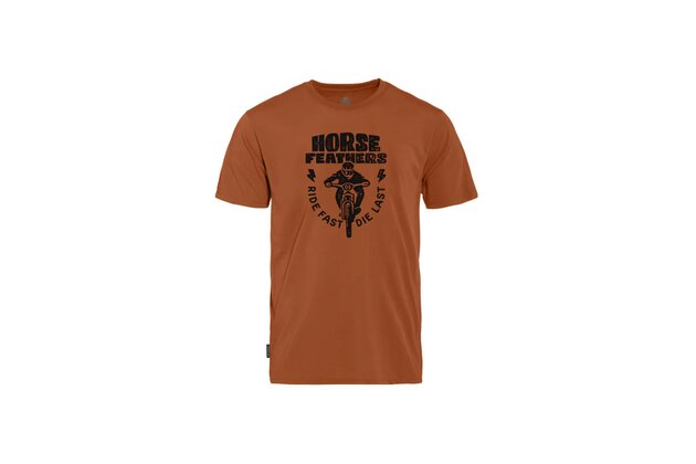 Funkční triko HORSEFEATHERS Full Send Rust