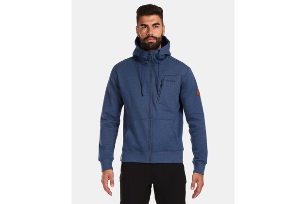 Bavlněná mikina s kapucí KILPI P Reda Dark Blue
