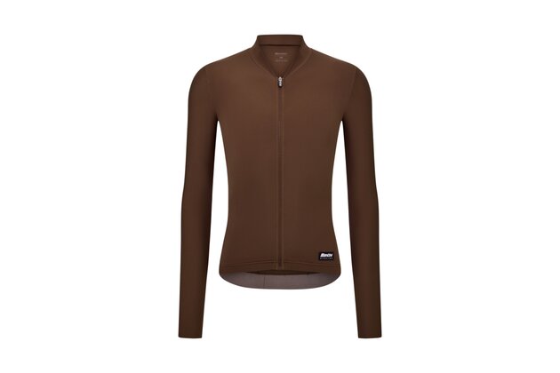 Unisex letní dres s dlouhým rukávem SANTINI RTR Chocolate