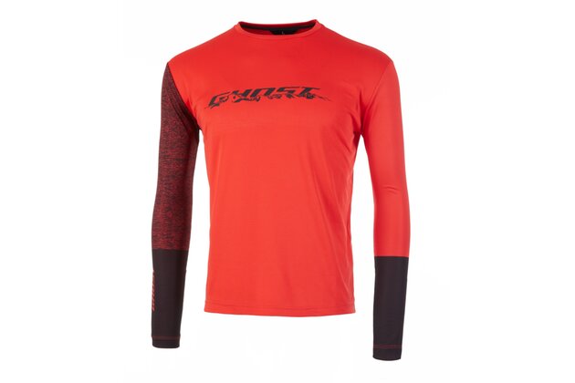 Dres s dlouhým rukávem GHOST Ridge Line Red