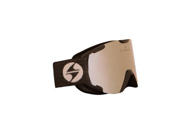 Brýle BLIZZARD 952 DAZO, black matt, amber lens + silver coating