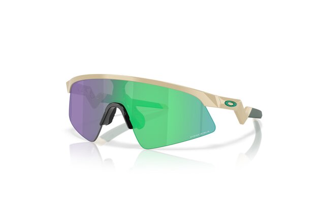 Dětské brýle OAKLEY Resistor Sweep Polished Desert Tan / Prizm Jade Lenses