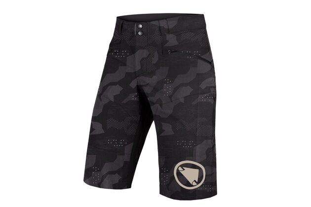 Kraťasy ENDURA SingleTrack II Black Camo