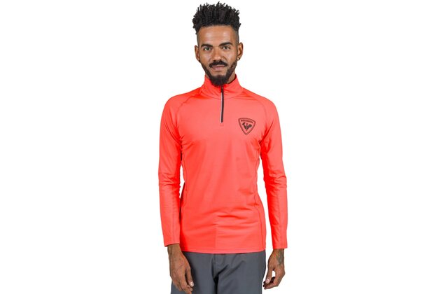 Mikina ROSSIGNOL CLASSIQUE HERO 1/2 ZIP Red