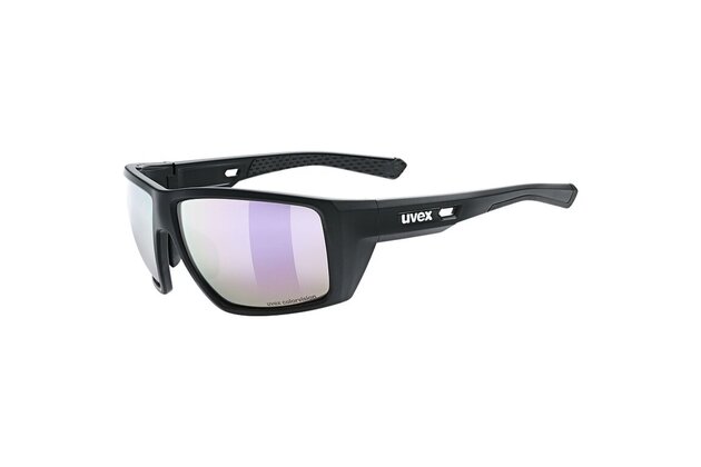 Brýle UVEX MTN Venture CV Black Matt/Mirror Lavender