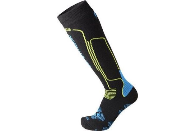 Ponožky MICO Heavy W. Superthermo Primaloft Ski Socks Nero/Azzurro