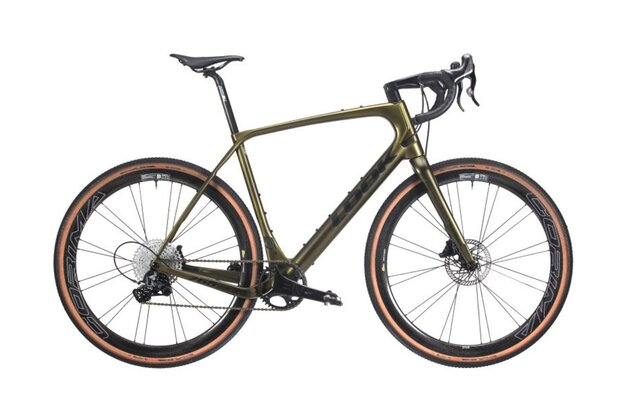 LOOK 765 Gravel RS Ekar 1x13 Metallic Hope Green Satin / Corima Essentia 40
