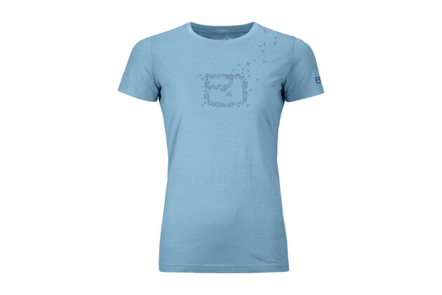 Dámské triko ORTOVOX 150 Cool Leaves Light Blue Blend
