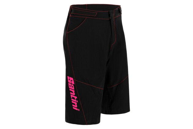 Dámské kraťasy SANTINI Selva Black-pink