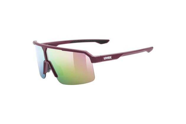 Brýle UVEX Ramp Burgundy Matt / Mir.Rose S3