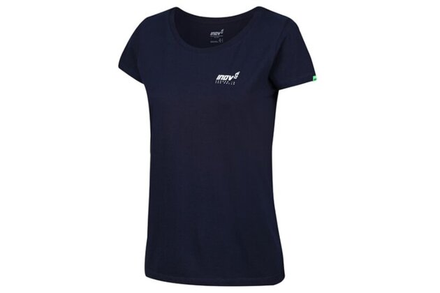 Dámské triko INOV-8 Cotton Tee Forged Blue