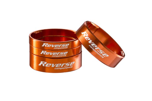 Podložky Reverse Alloy Ultra-Lite set 1 1/8" Orange