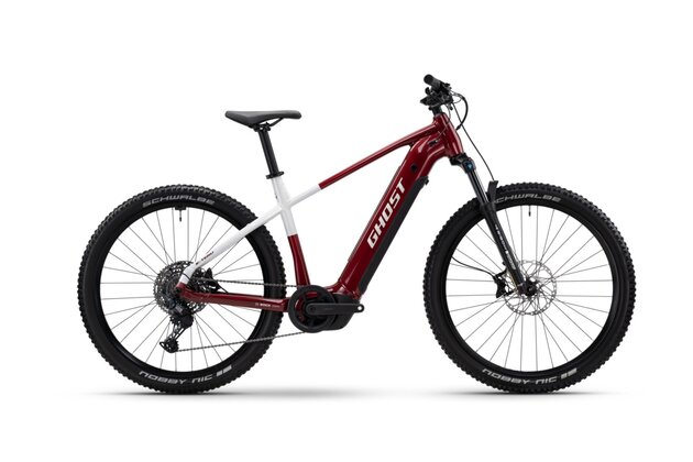 GHOST E-Teru Advanced 27.5 Carbon Red/Chilly White
