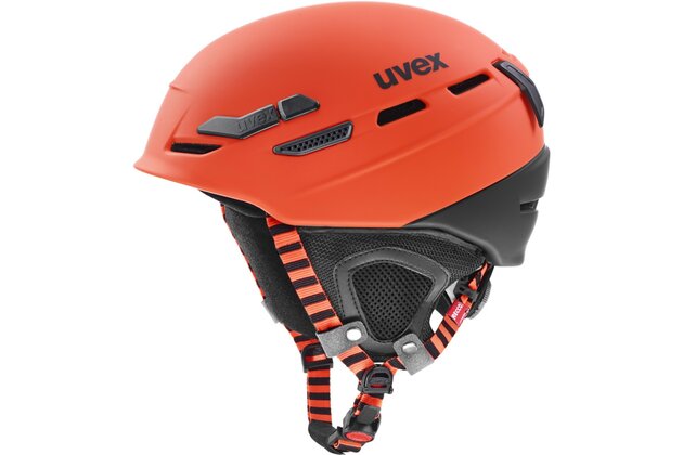 Přilba UVEX P.8000 Tour Fierce Red