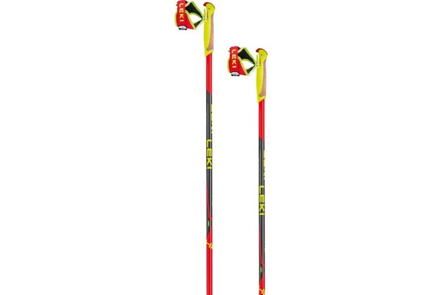 Hole LEKI HRC Junior bright red-black-neonyellow