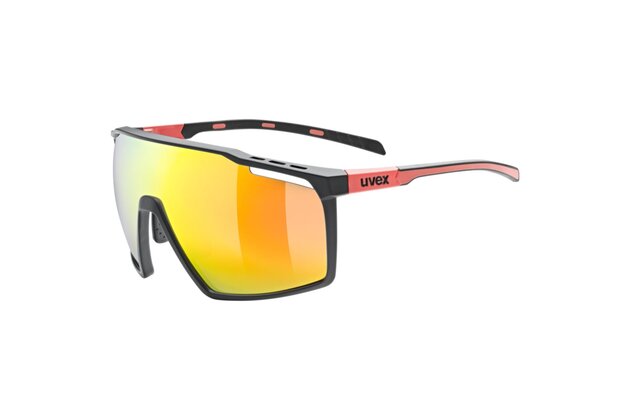 Brýle UVEX MTN Perform Black-Red Matt/Mirror Red