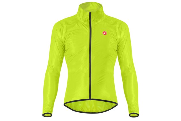 Bunda CASTELLI Squall Shell Jacket Electric Lime/Black