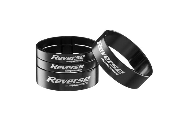 Podložky Reverse Alloy Ultra-Lite set 1 1/8" Black