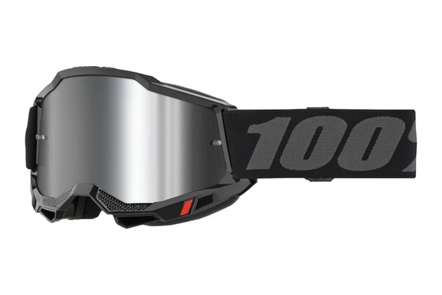 Brýle 100% Accurri 2 Black/Mirror Silver Lens