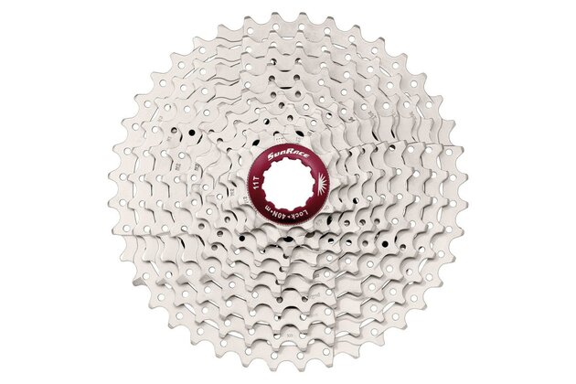 Kazeta SUNRACE MX3 Metallic/Red 10s