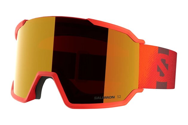 Brýle SALOMON S/VIEW 3 CHERRY TOMATO/Mid Red