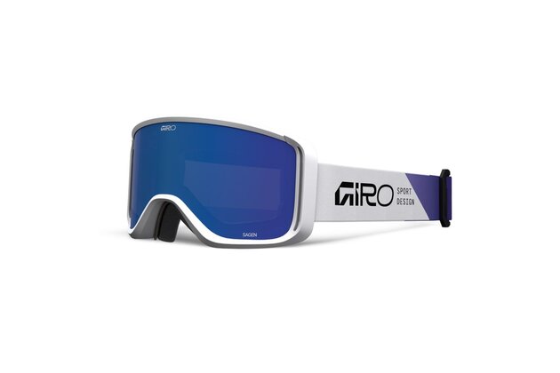 Brýle GIRO Sagen White Angles-Grey Cobalt/Yellow (2skla)