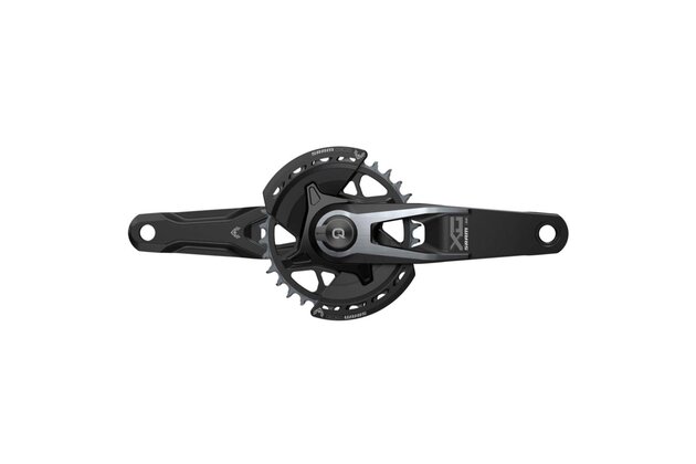 Kliky SRAM X0 Eagle T-Type Powermeter Spindle Q174 CL55 DUB 12s MTB Wide 32z Black