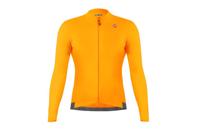 Zimní dres CASTELLI Espresso Thermal Orange