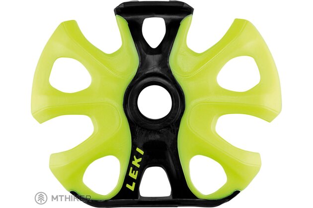 Talířky LEKI Big Mountain Binding 2K 95mm Black/Neon Yellow