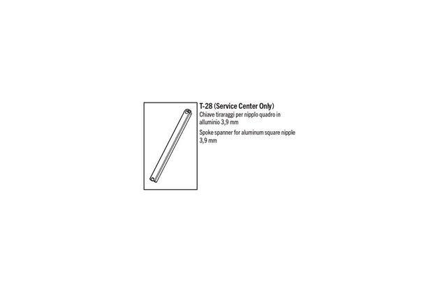 Náhradní díly FULCRUM Tool 3,9 mm squared nipples (S.C. Only)