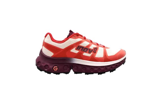 Dámské běžecké boty INOV-8 Trailfly Ultra G 300 Max (5) Red/Coral/Black