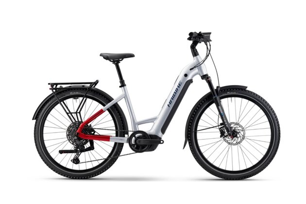 HAIBIKE Trekking 7 Low Soft Grey/Red/Blue Glossy