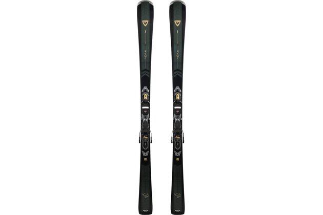 Lyže ROSSIGNOL NOVA 10 XPRESS + XPRESS W 11 GW B83 BLACK GOLD / RANPS02+FCNDW09