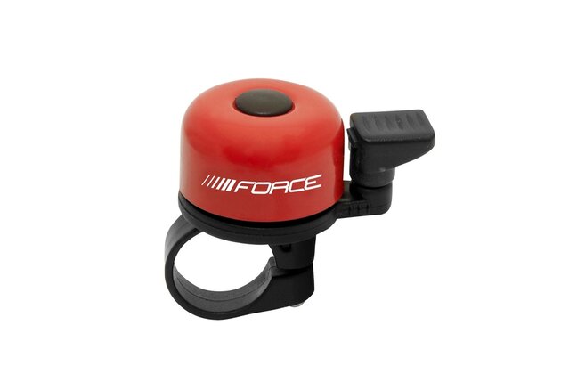 Zvonek FORCE Mini, Fe/plast, 22.2mm, paličkový, červený