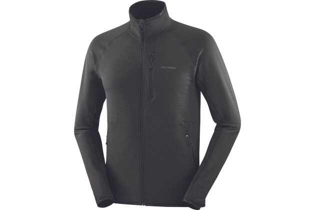 Pánská mikina SALOMON SNTIAL LIGHTWARM FZ M Deep Black