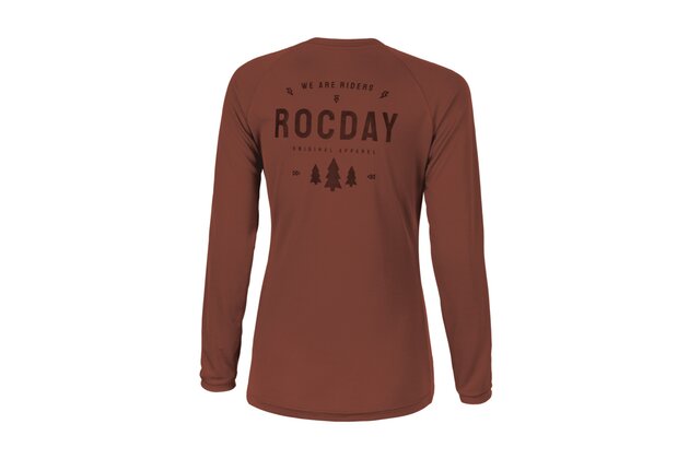 Dámský dres s dlouhým rukávem ROCDAY Patrol WMN Red