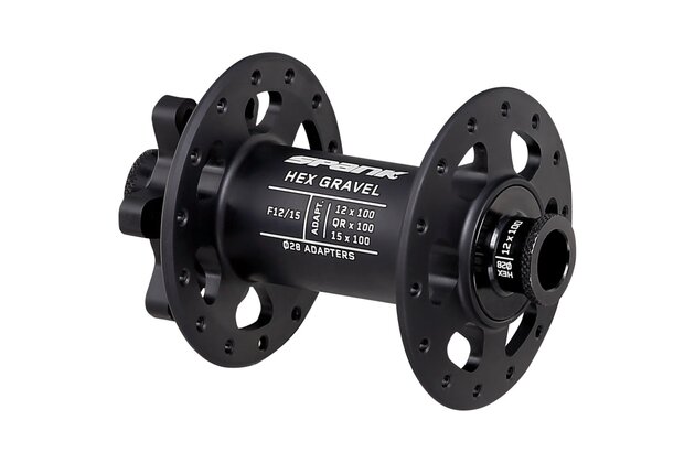 Přední náboj SPANK HEX Gravel F12/15 Black